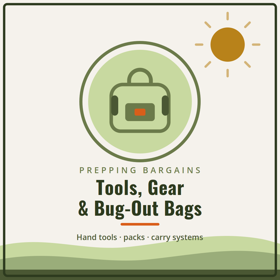 Tools, Gear and Bug-Out Bags category