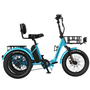 Mooncool TK2 PRO Electric Trike - Lake Blue