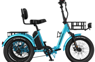 Mooncool TK2 PRO Electric Trike - Lake Blue