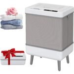 Foldable Hot Towel Wamer Busket | Blanket Heater Towel Warmers Bucket 35L - Gray Legs