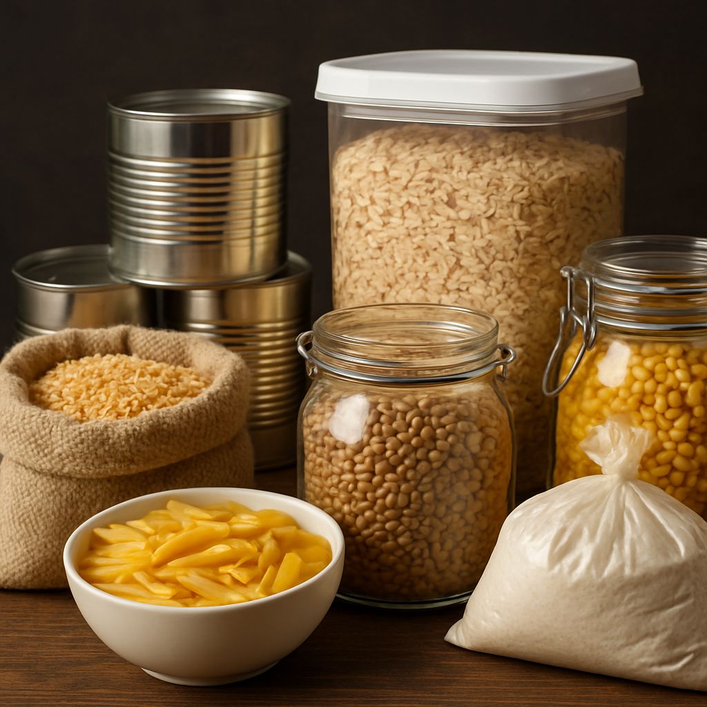 food grains in long term storage airtight