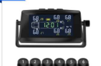 GRUNDIG Solar Powered TPMS for RVs and Trucks (6 Sensors): 31% Off Autumn Sale