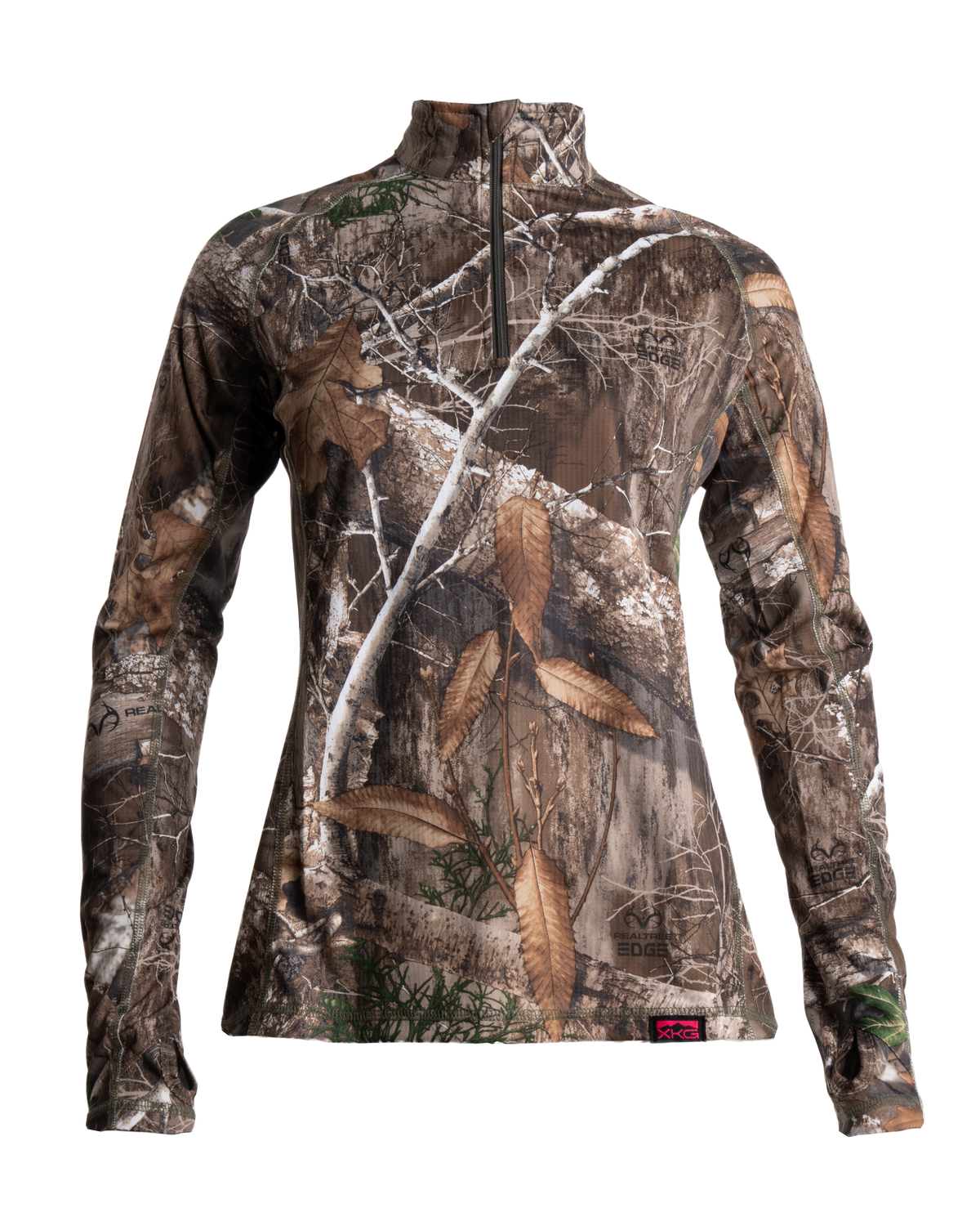 Women's XKG Elevation 1/4 Zip Tee (Realtree Edge) — 50% Off