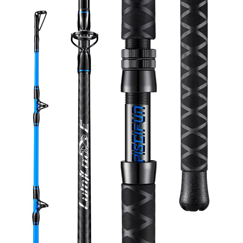 PISCIFUN Lumicat E Catfish Rods Spinning Rod - Spinning Rod One Piece / 7'6”M MF