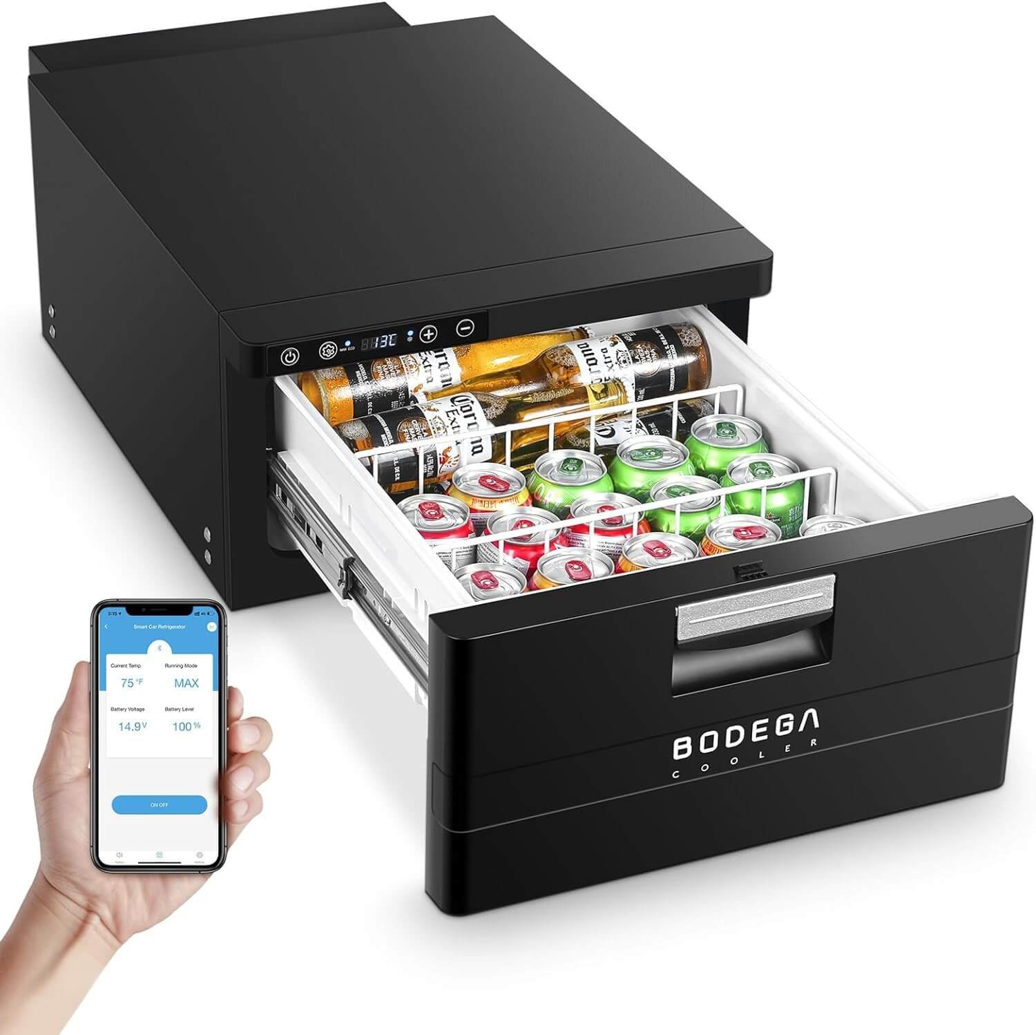 Bodegacooler Car Drawer Refrigerator 32.8QT