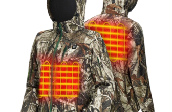 TideWe Women's Heated Jacket, Detachable Hood & 10,000mAh Battery - 54% Off