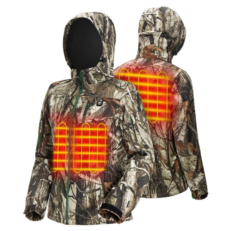TideWe Women's Heated Jacket, Detachable Hood & 10,000mAh Battery - 54% Off