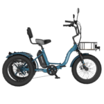 FT1 Fat Tire Electric Trike - Peacock Green-Matte