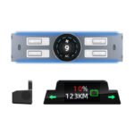 Grundig Smart Knob Gear Shift Dock,multimedia Control for Tesla 21-24 Model Y/21-22Model - Tesla Model 3/Y / Intel Line / Left-Hand Drive (LHD)