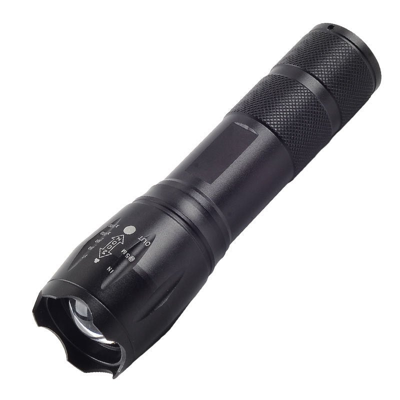 Grundig Flashlight,Rechargeable LED, Aluminum Alloy, Telescopic Zoom, Camping, Portable