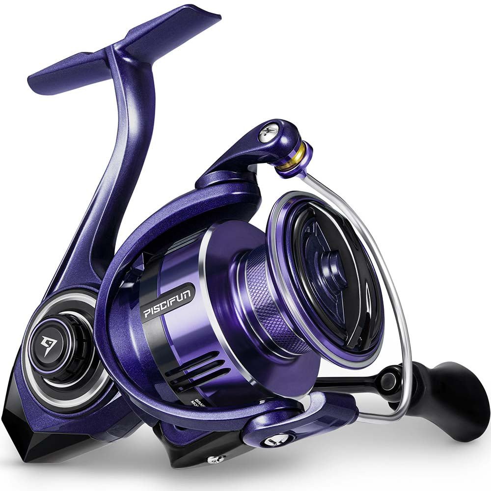 Piscifun AlumiX Spinning Reels Fishing Reel - 1000 / Purple