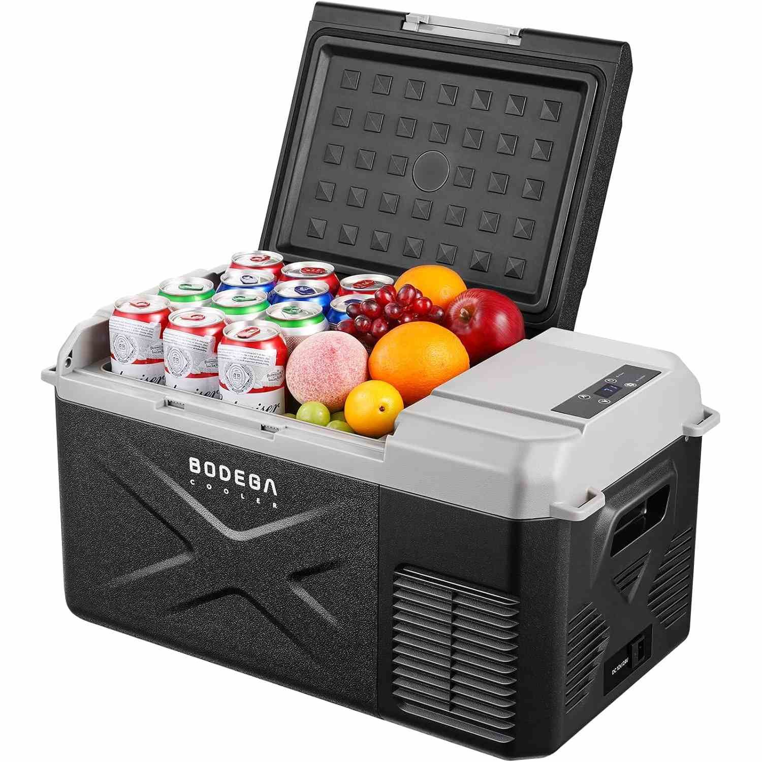 BODEGACOOLER 12 Volt Car Refrigerator 18qt Electric Cooler - 18qt-black