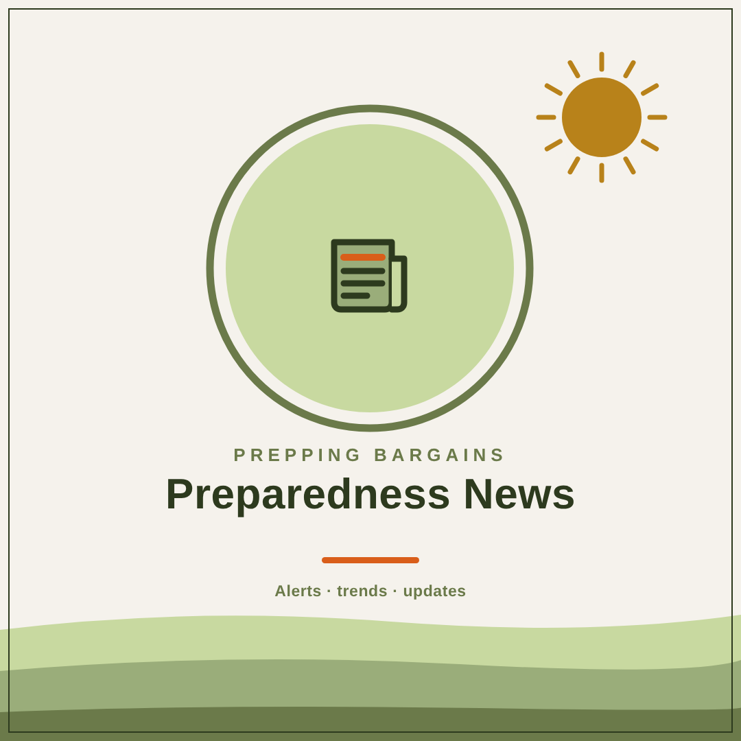 Preparedness News category